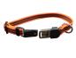 Preview: Gummiertes Halsband verstellbar mit Clicklock